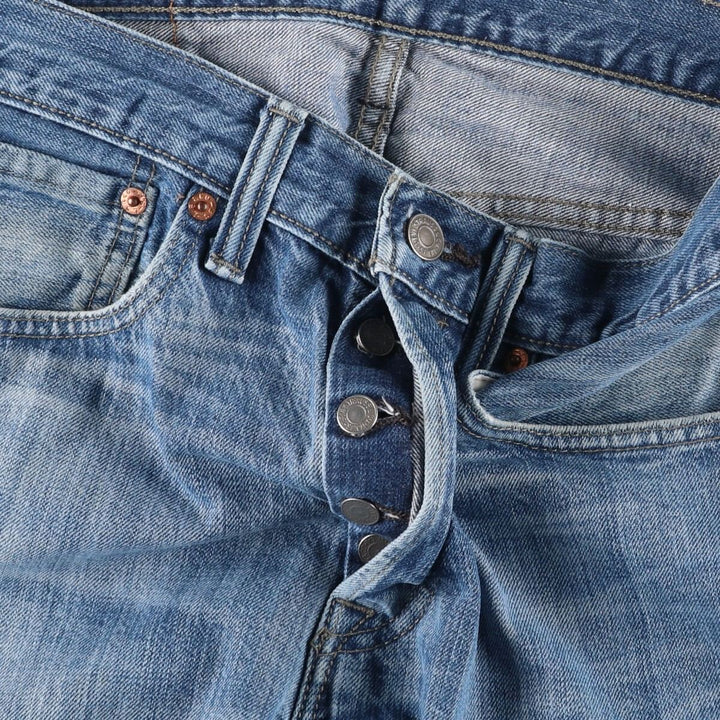 Levi's 501 straight denim pants for men, equivalent to w31 cotton blue type Vintage Second Hand