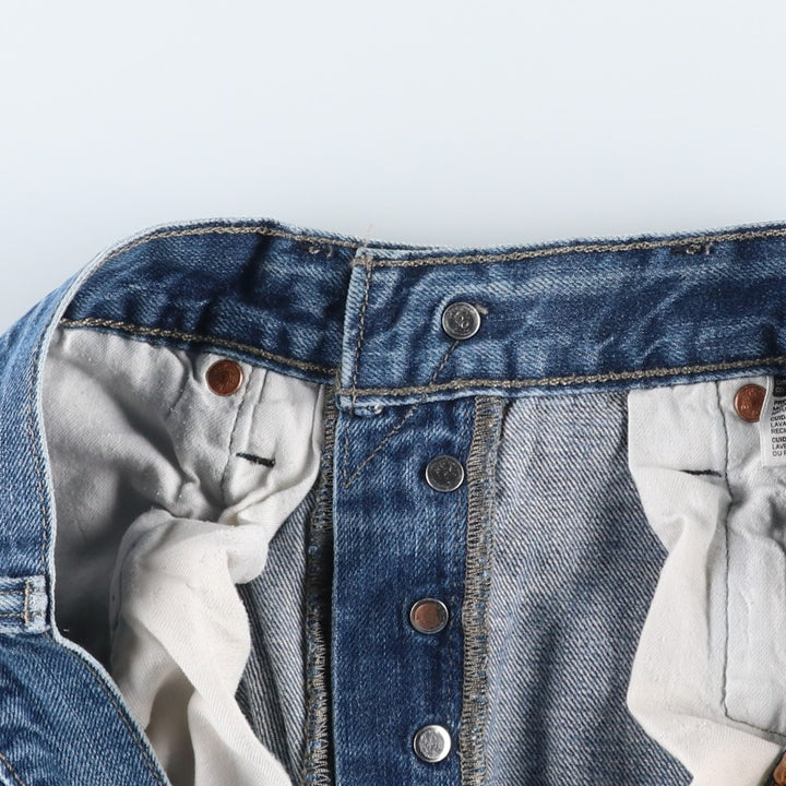 Levi's 501 straight denim pants for men, equivalent to w31 cotton blue type Vintage Second Hand