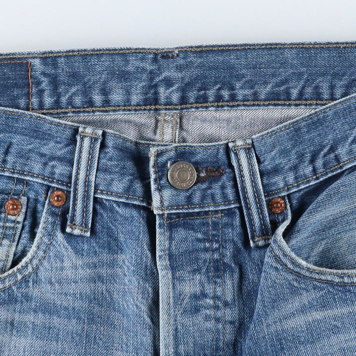 Levi's 501 straight denim pants for men, equivalent to w31 cotton blue type Vintage Second Hand