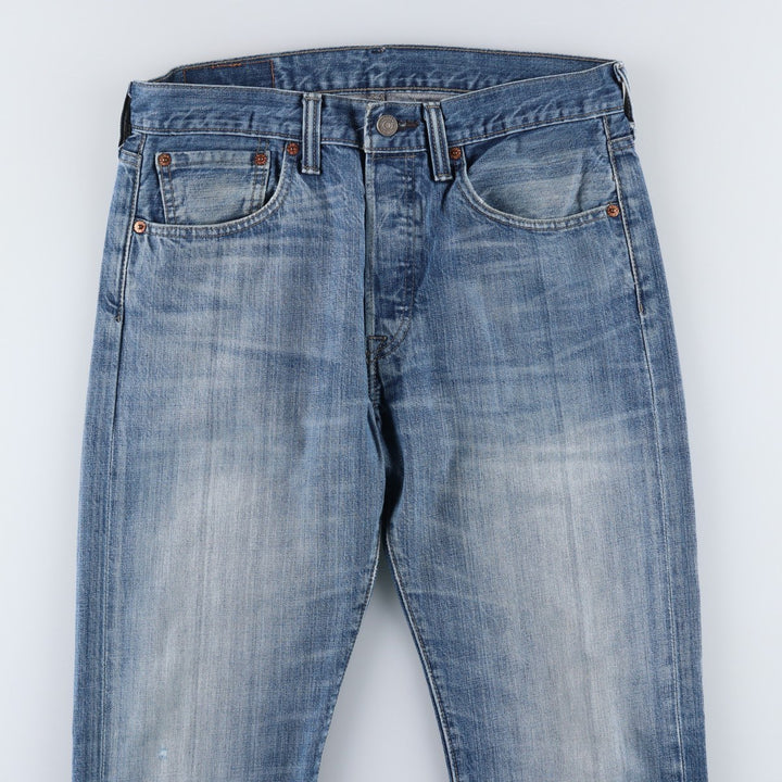 Levi's 501 straight denim pants for men, equivalent to w31 cotton blue type Vintage Second Hand