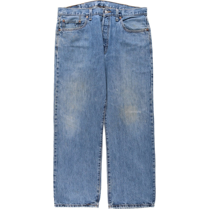 Levi's 501 straight denim pants for men, size W37 cotton blue type Vintage Second Hand