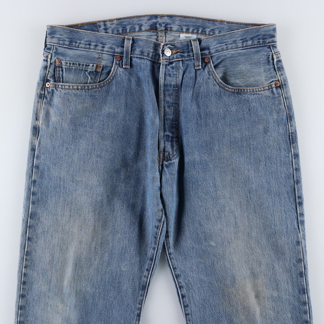 Levi's 501 straight denim pants for men, size W37 cotton blue type Vintage Second Hand