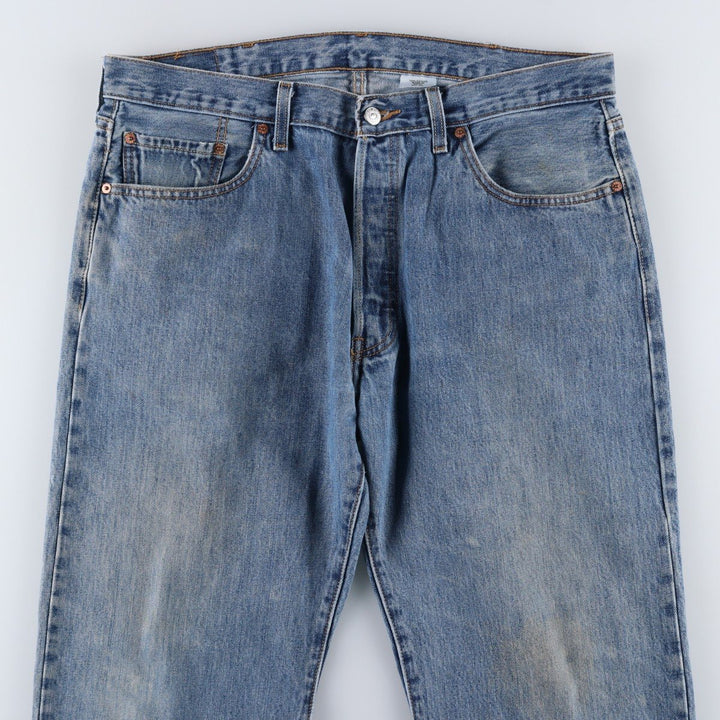 Levi's 501 straight denim pants for men, size W37 cotton blue type Vintage Second Hand