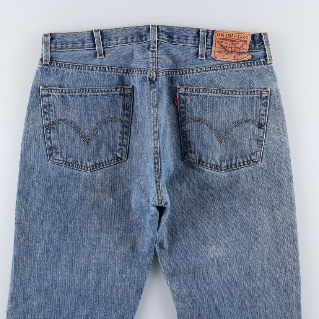 Levi's 501 straight denim pants for men, size W37 cotton blue type Vintage Second Hand