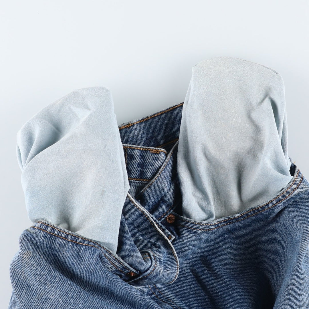 Levi's 501 straight denim pants for men, size W37 cotton blue type Vintage Second Hand