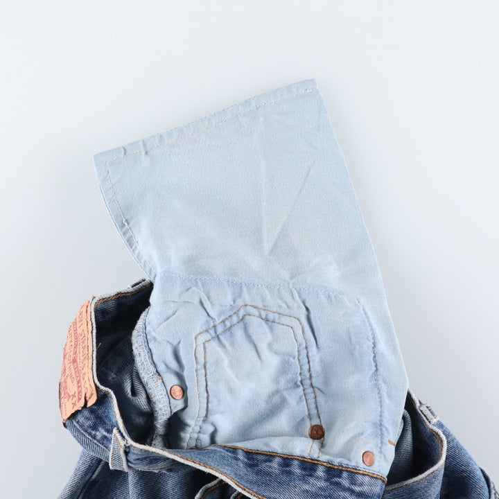 Levi's 501 straight denim pants for men, size W37 cotton blue type Vintage Second Hand