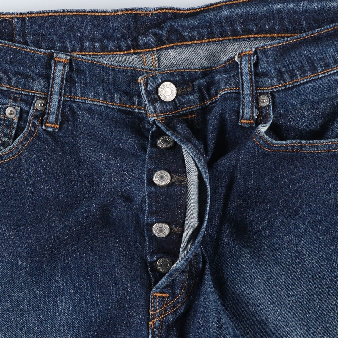 Levi's 501 straight denim pants for men, size W36 cotton Navy blue Vintage Second Hand
