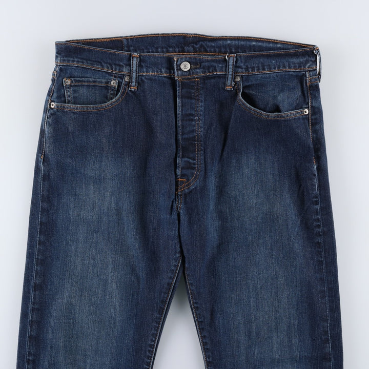 Levi's 501 straight denim pants for men, size W36 cotton Navy blue Vintage Second Hand