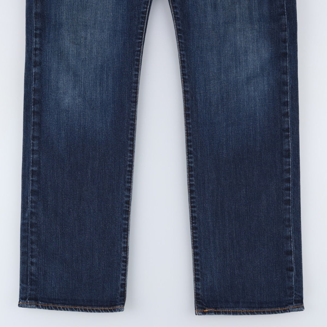 Levi's 501 straight denim pants for men, size W36 cotton Navy blue Vintage Second Hand