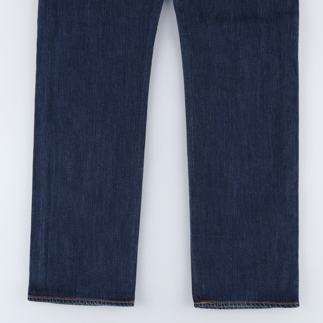 Levi's 501 straight denim pants for men, size W36 cotton Navy blue Vintage Second Hand