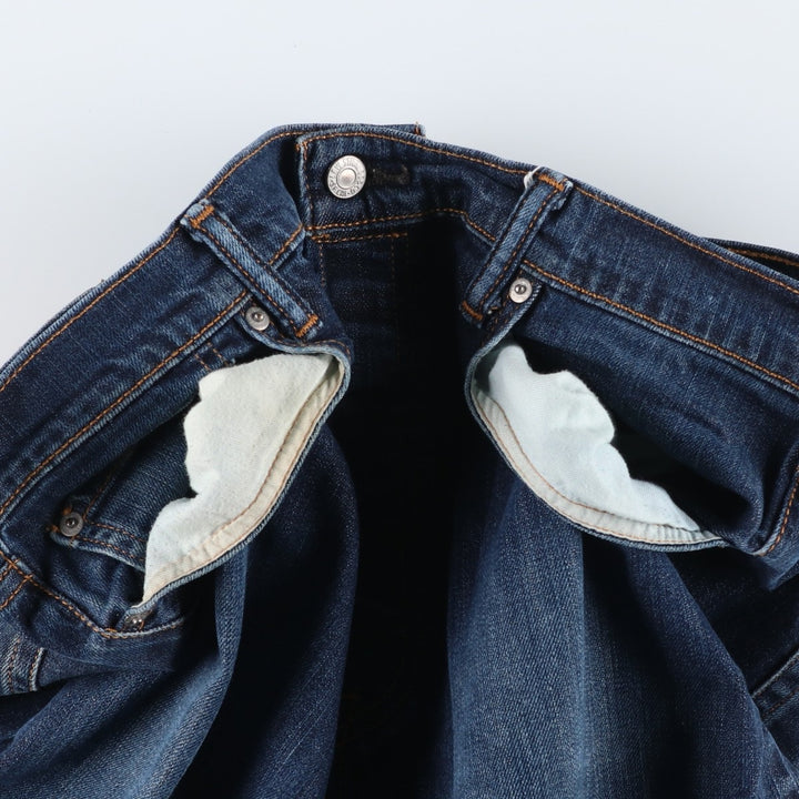 Levi's 501 straight denim pants for men, size W36 cotton Navy blue Vintage Second Hand