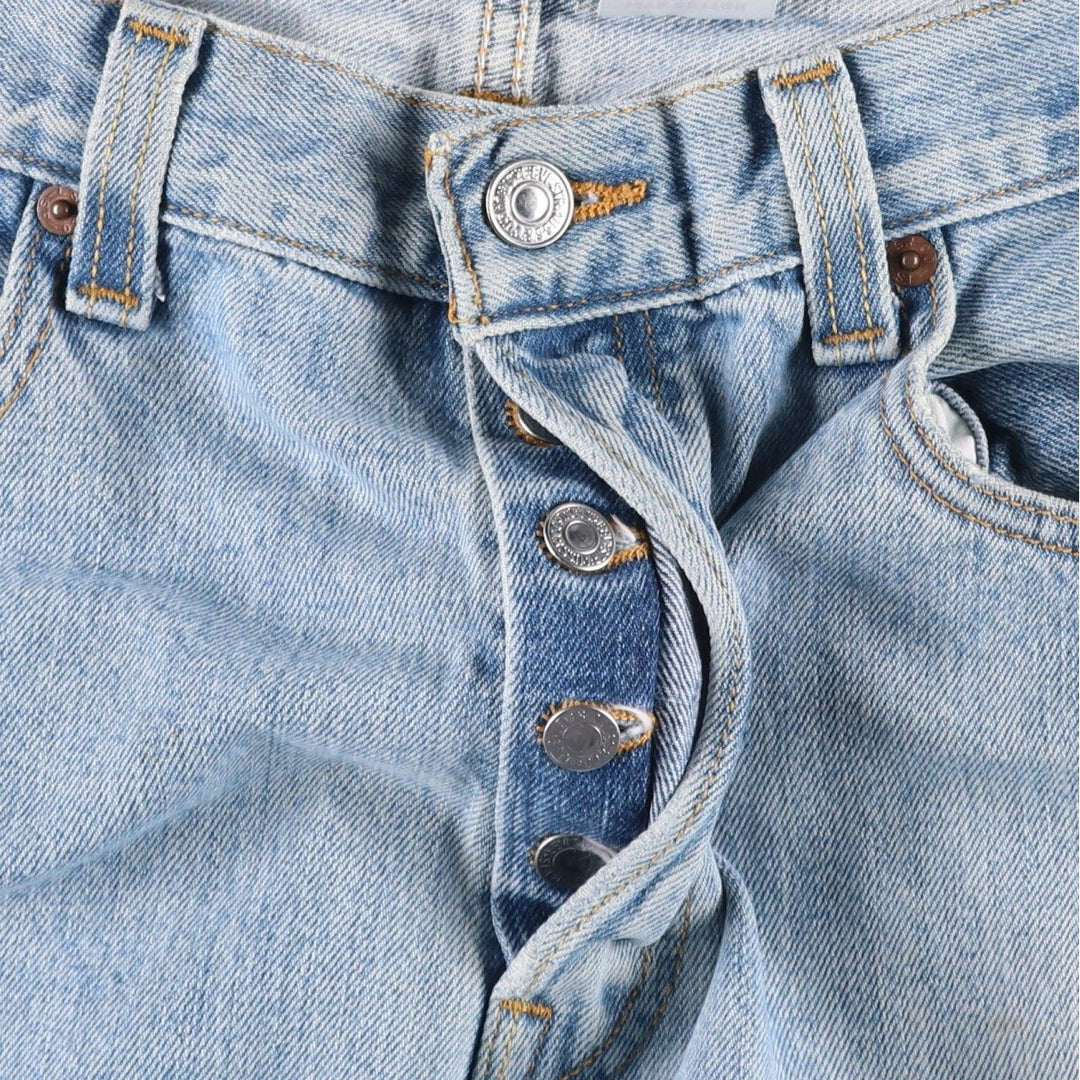 Levi's 501 straight denim pants for men, size W34 cotton blue type Vintage Second Hand