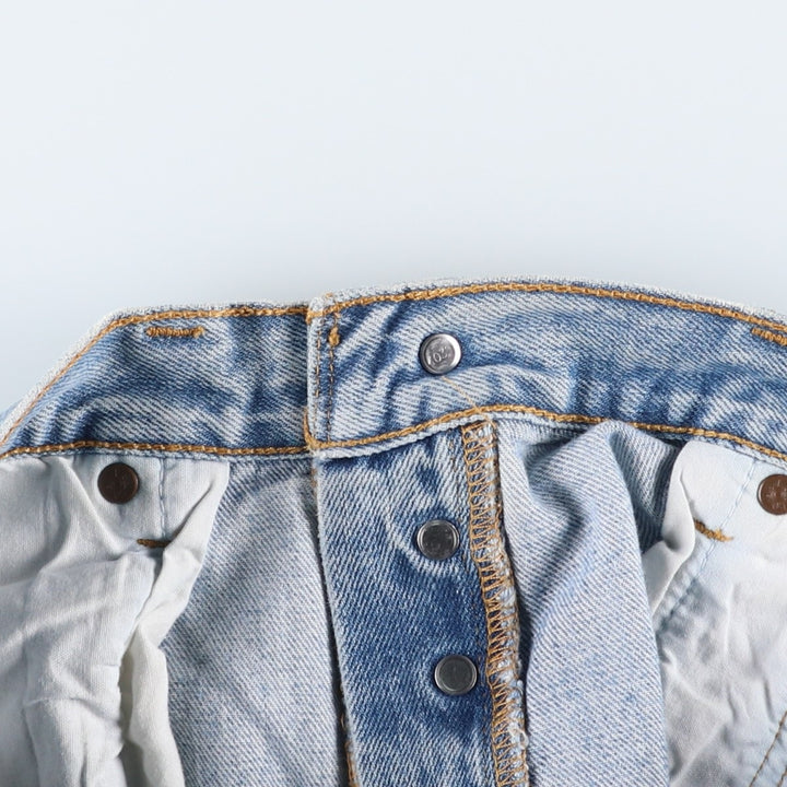Levi's 501 straight denim pants for men, size W34 cotton blue type Vintage Second Hand