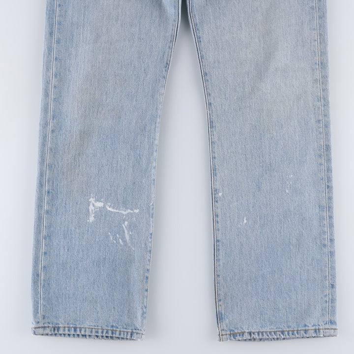 Levi's 501 straight denim pants for men, size W34 cotton blue type Vintage Second Hand