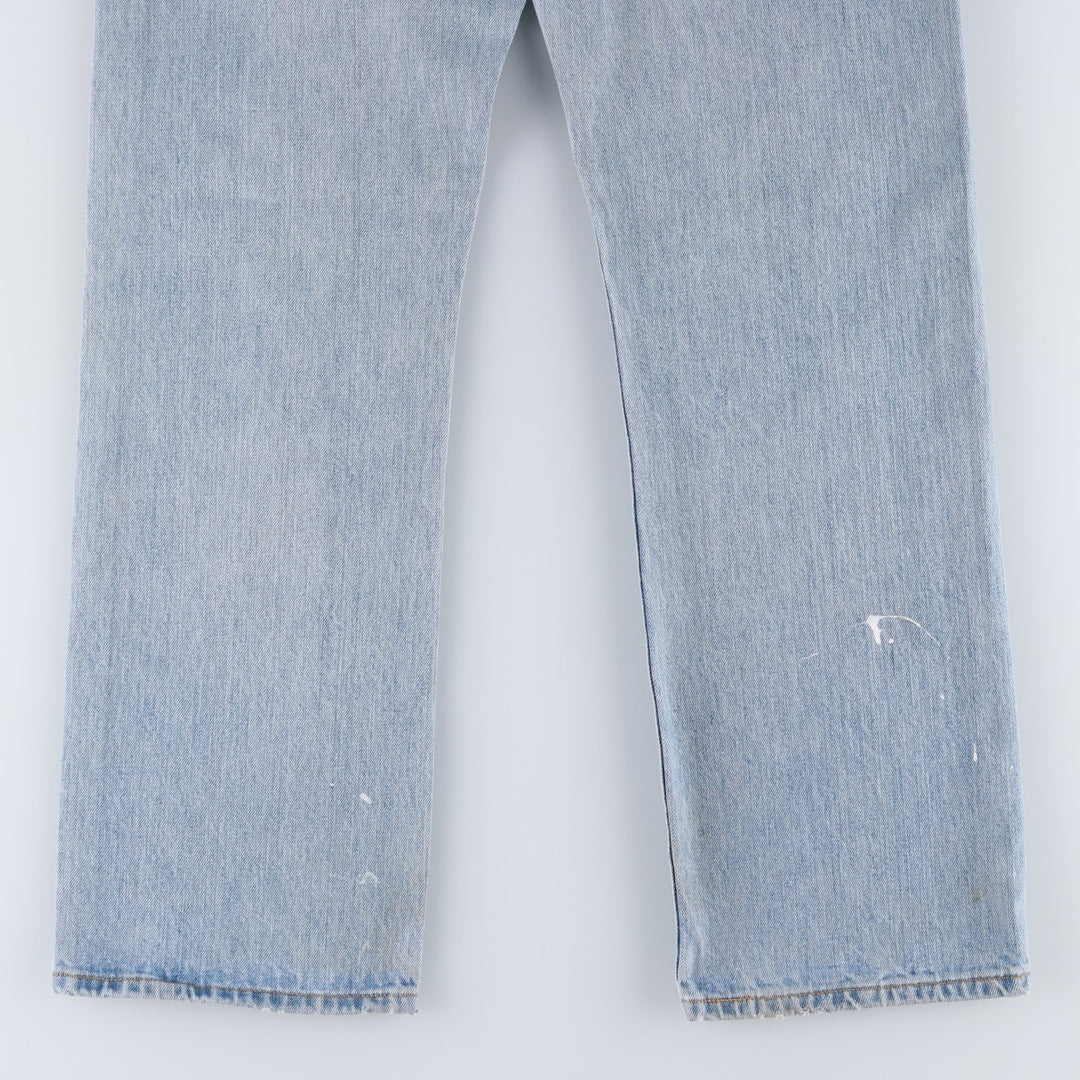Levi's 501 straight denim pants for men, size W34 cotton blue type Vintage Second Hand