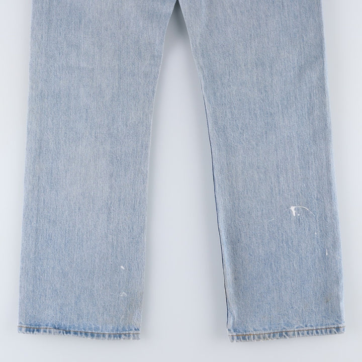 Levi's 501 straight denim pants for men, size W34 cotton blue type Vintage Second Hand