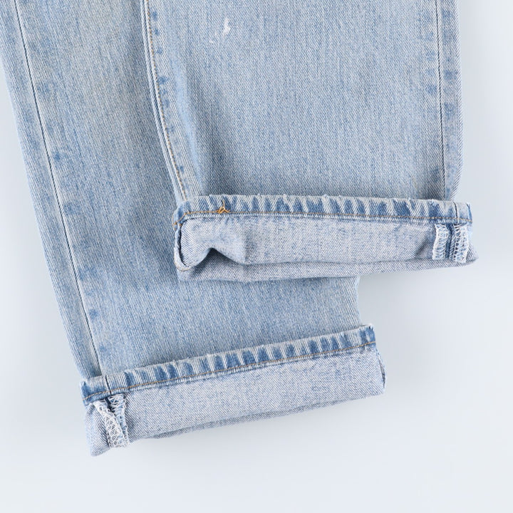Levi's 501 straight denim pants for men, size W34 cotton blue type Vintage Second Hand