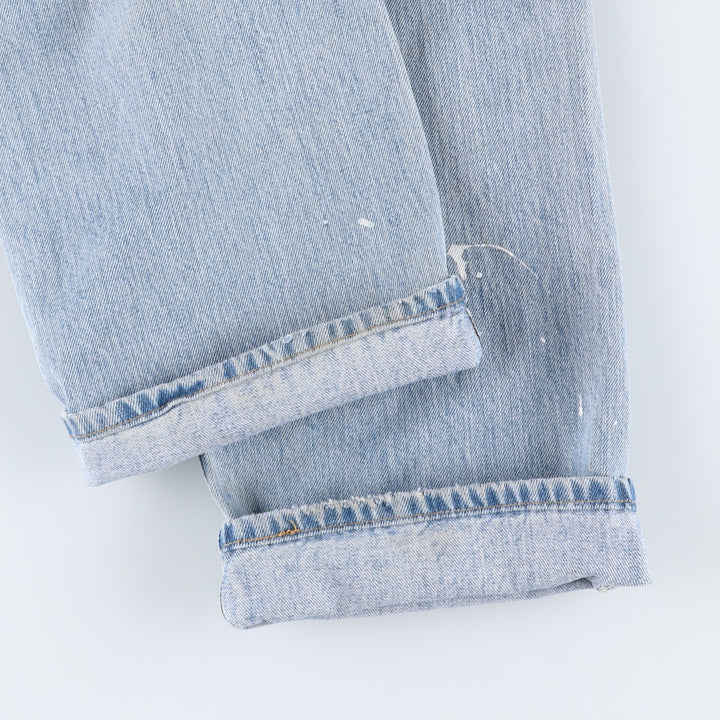 Levi's 501 straight denim pants for men, size W34 cotton blue type Vintage Second Hand