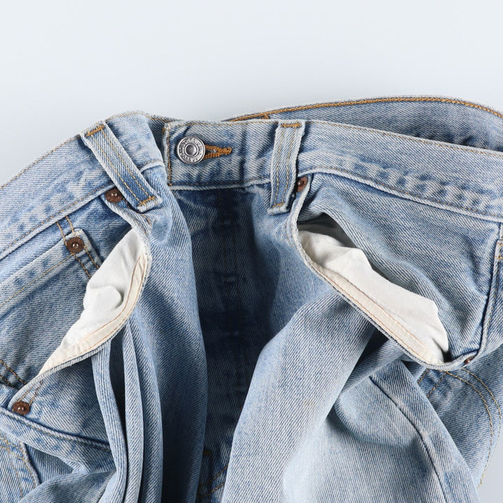 Levi's 501 straight denim pants for men, size W34 cotton blue type Vintage Second Hand