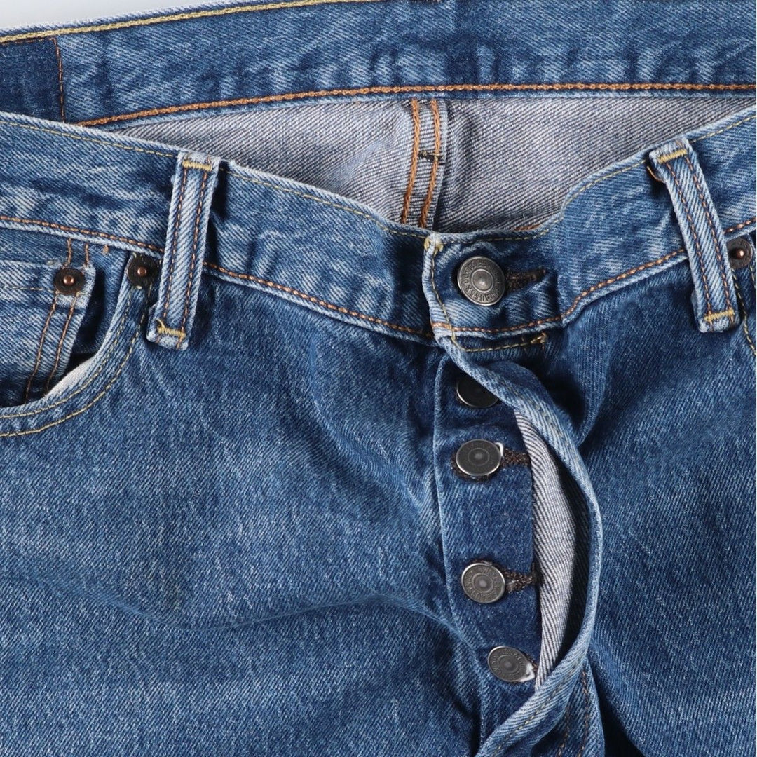 Levi's 501 straight denim pants for men, size W36 cotton blue type Vintage Second Hand