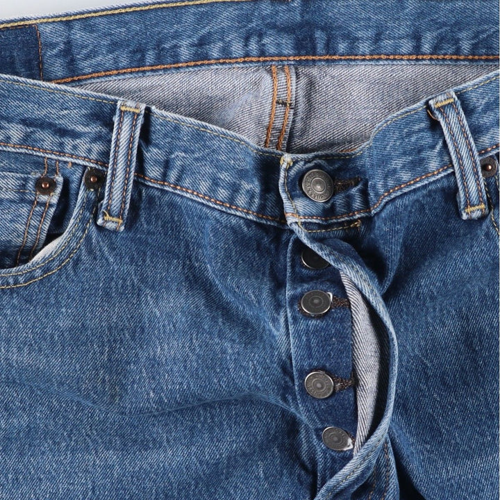 Levi's 501 straight denim pants for men, size W36 cotton blue type Vintage Second Hand