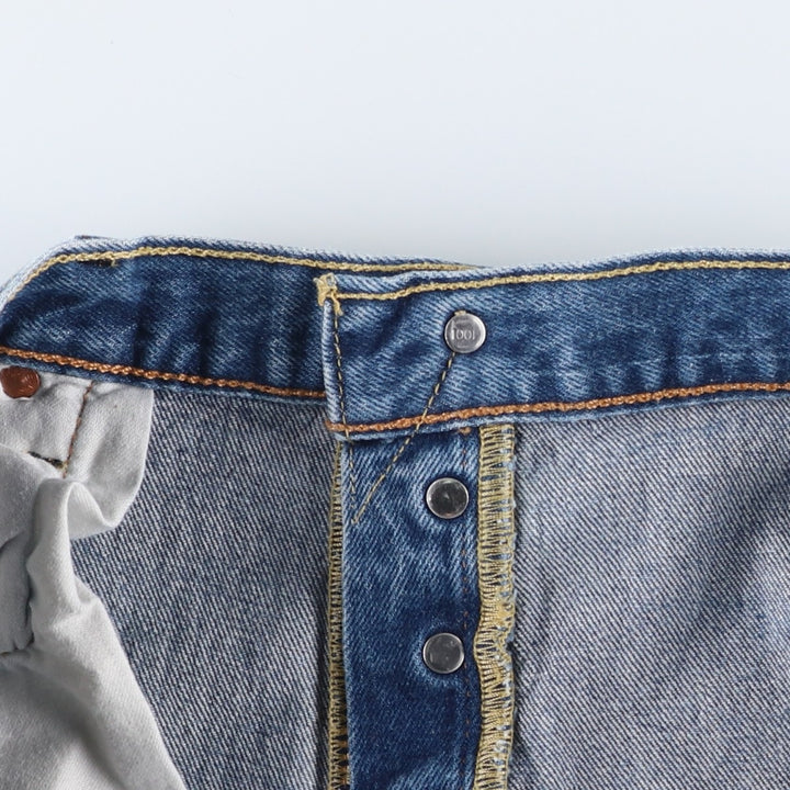 Levi's 501 straight denim pants for men, size W36 cotton blue type Vintage Second Hand