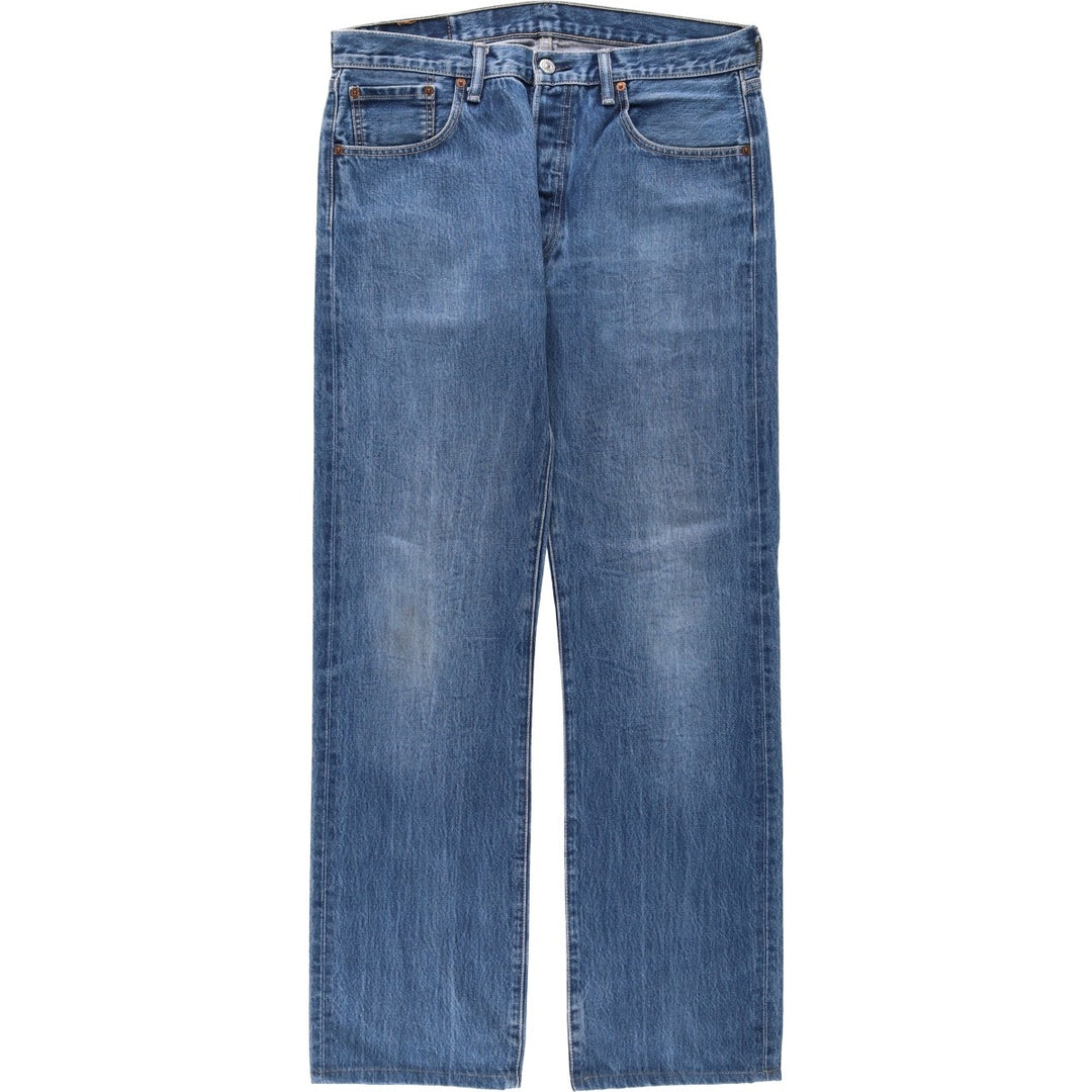 Levi's 501 Euro model straight denim pants for men, size W34 cotton blue type Vintage Second Hand
