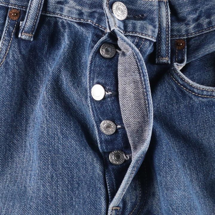 Levi's 501 Euro model straight denim pants for men, size W34 cotton blue type Vintage Second Hand
