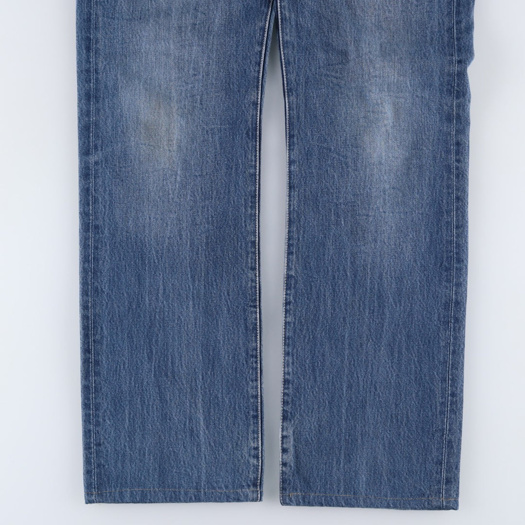 Levi's 501 Euro model straight denim pants for men, size W34 cotton blue type Vintage Second Hand