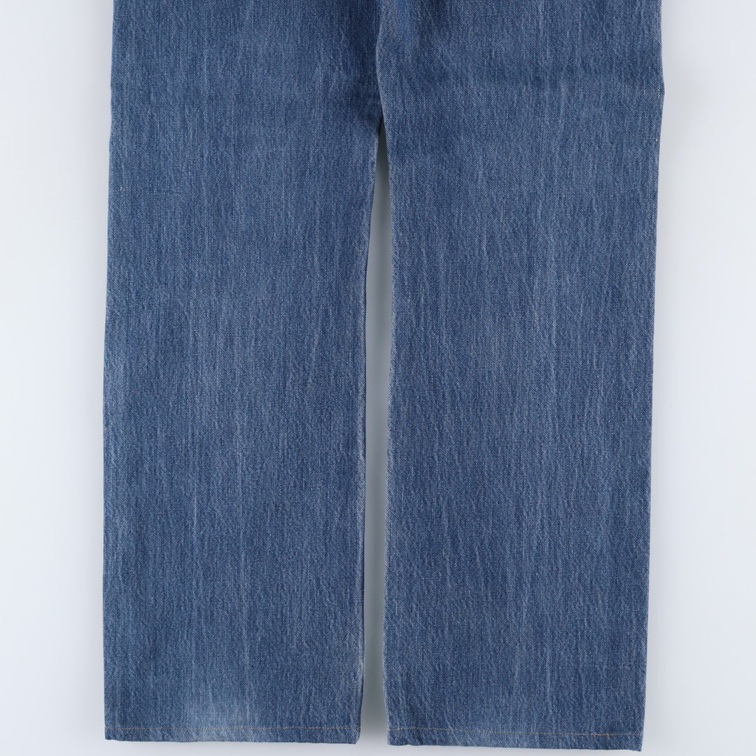 Levi's 501 Euro model straight denim pants for men, size W34 cotton blue type Vintage Second Hand