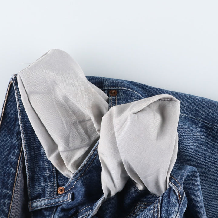 Levi's 501 Euro model straight denim pants for men, size W34 cotton blue type Vintage Second Hand