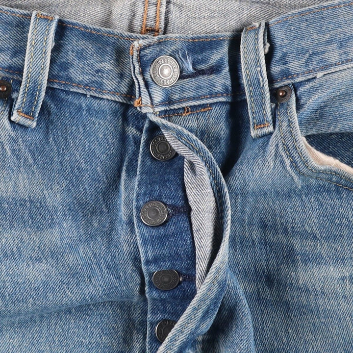 Levi's 501 straight denim pants for men, size W35 cotton blue type Vintage Second Hand