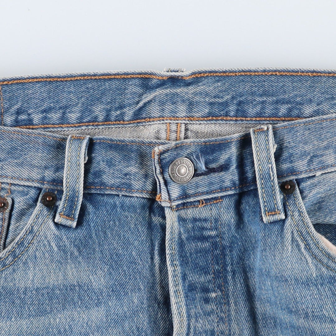 Levi's 501 straight denim pants for men, size W35 cotton blue type Vintage Second Hand