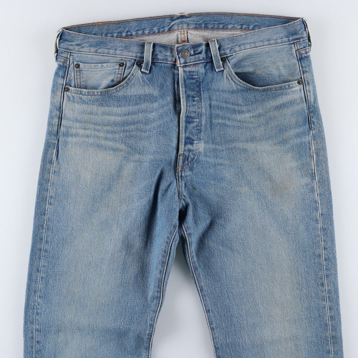 Levi's 501 straight denim pants for men, size W35 cotton blue type Vintage Second Hand
