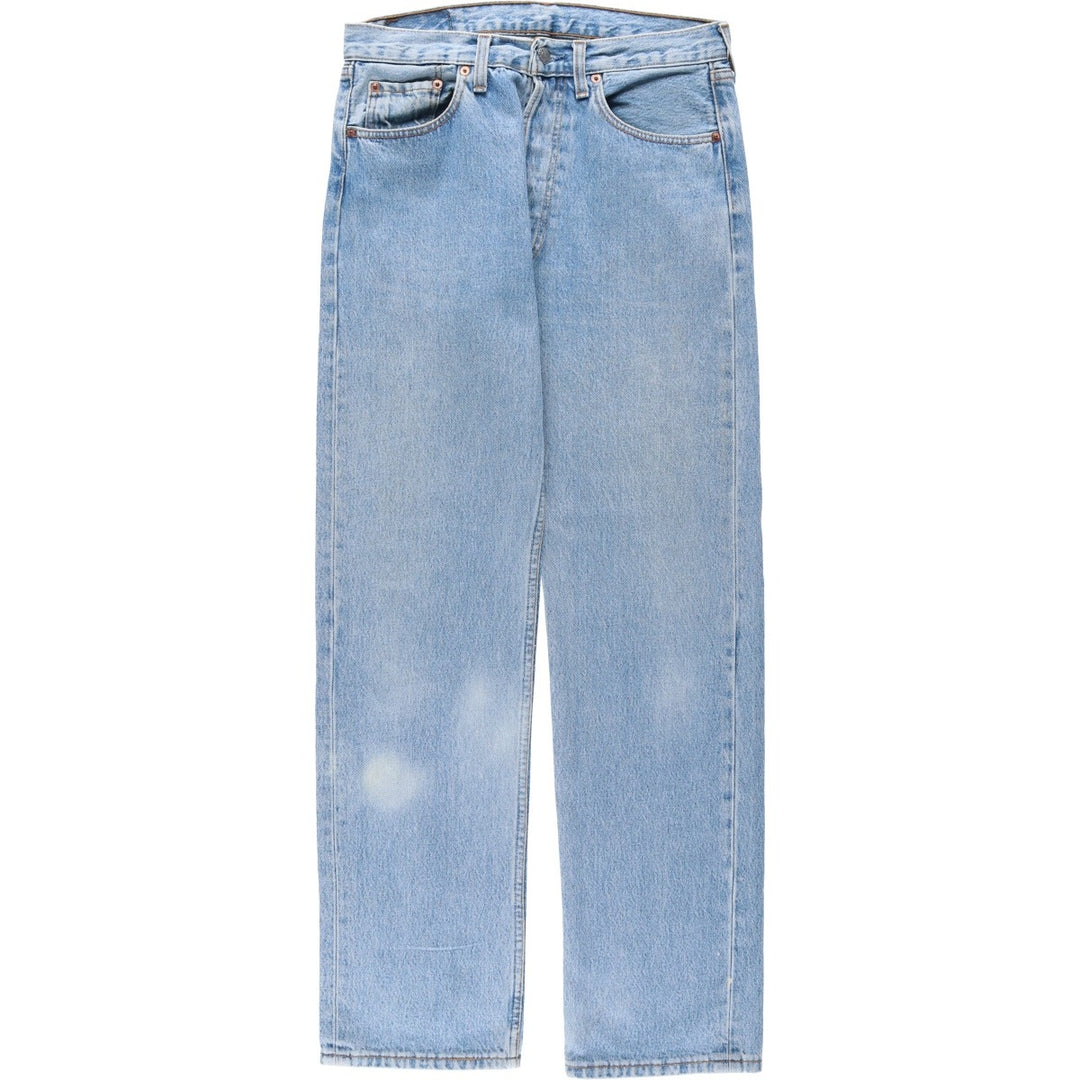 Levi's 501 Euro Model Straight Denim Pants, Made in England, Men's Size W31 cotton blue type Vintage Second Hand
