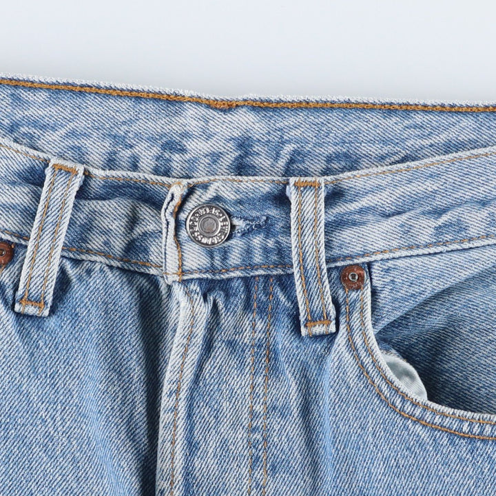 Levi's 501 Euro Model Straight Denim Pants, Made in England, Men's Size W31 cotton blue type Vintage Second Hand