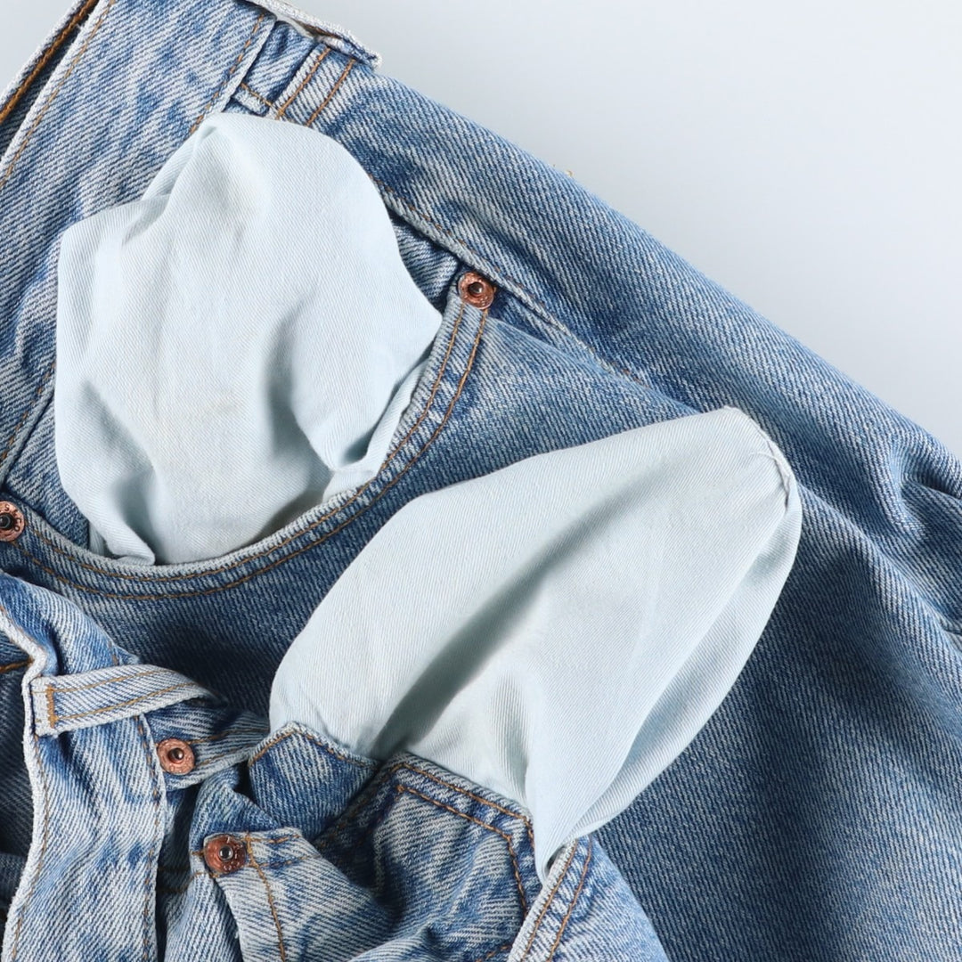 Levi's 501 Euro Model Straight Denim Pants, Made in England, Men's Size W31 cotton blue type Vintage Second Hand