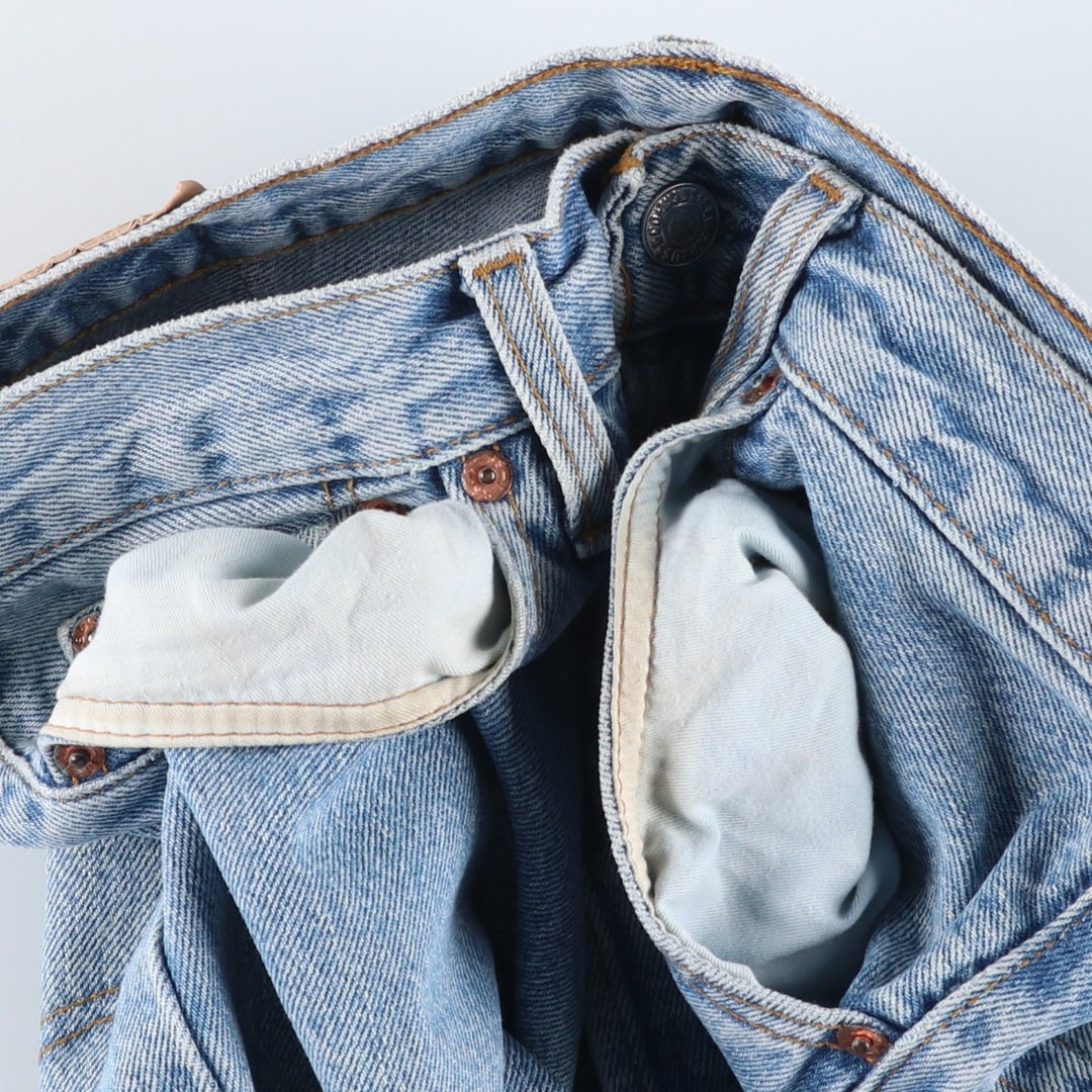 Levi's 501 Euro Model Straight Denim Pants, Made in England, Men's Size W31 cotton blue type Vintage Second Hand