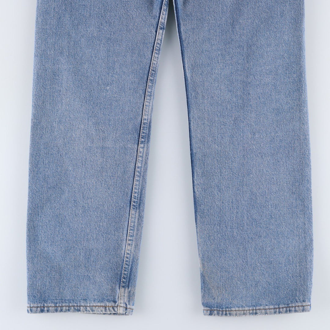 1990'S Levi's 501-0114 Euro Model Straight Denim Pants, Made in France, Men's Size W31 (approx.), Vintage cotton blue type Vintage Second Hand