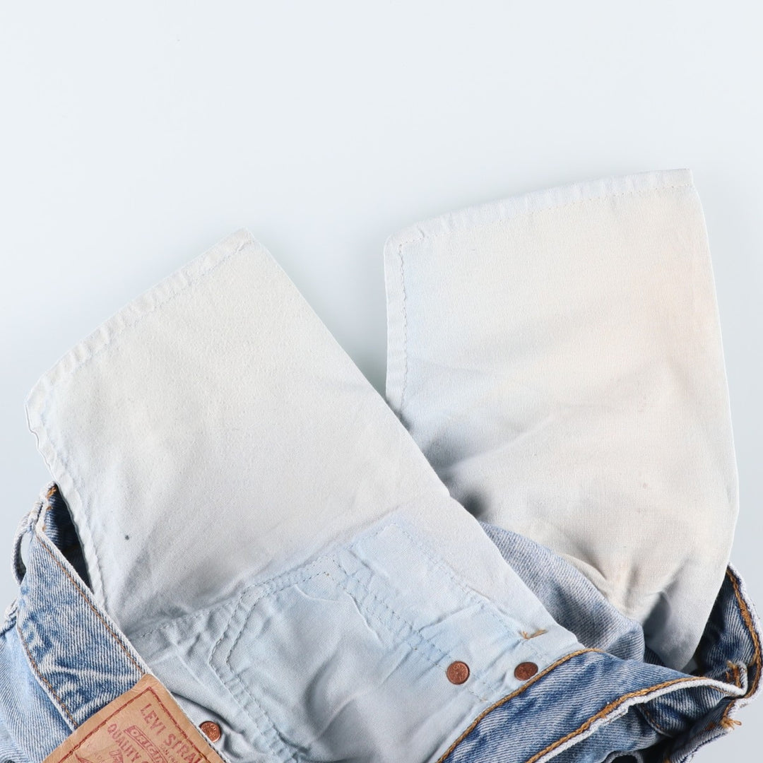 1990'S Levi's 501-0193 Straight Denim Pants, Made in Canada, Men's Size W33 (approx.), Vintage cotton blue type Vintage Second Hand