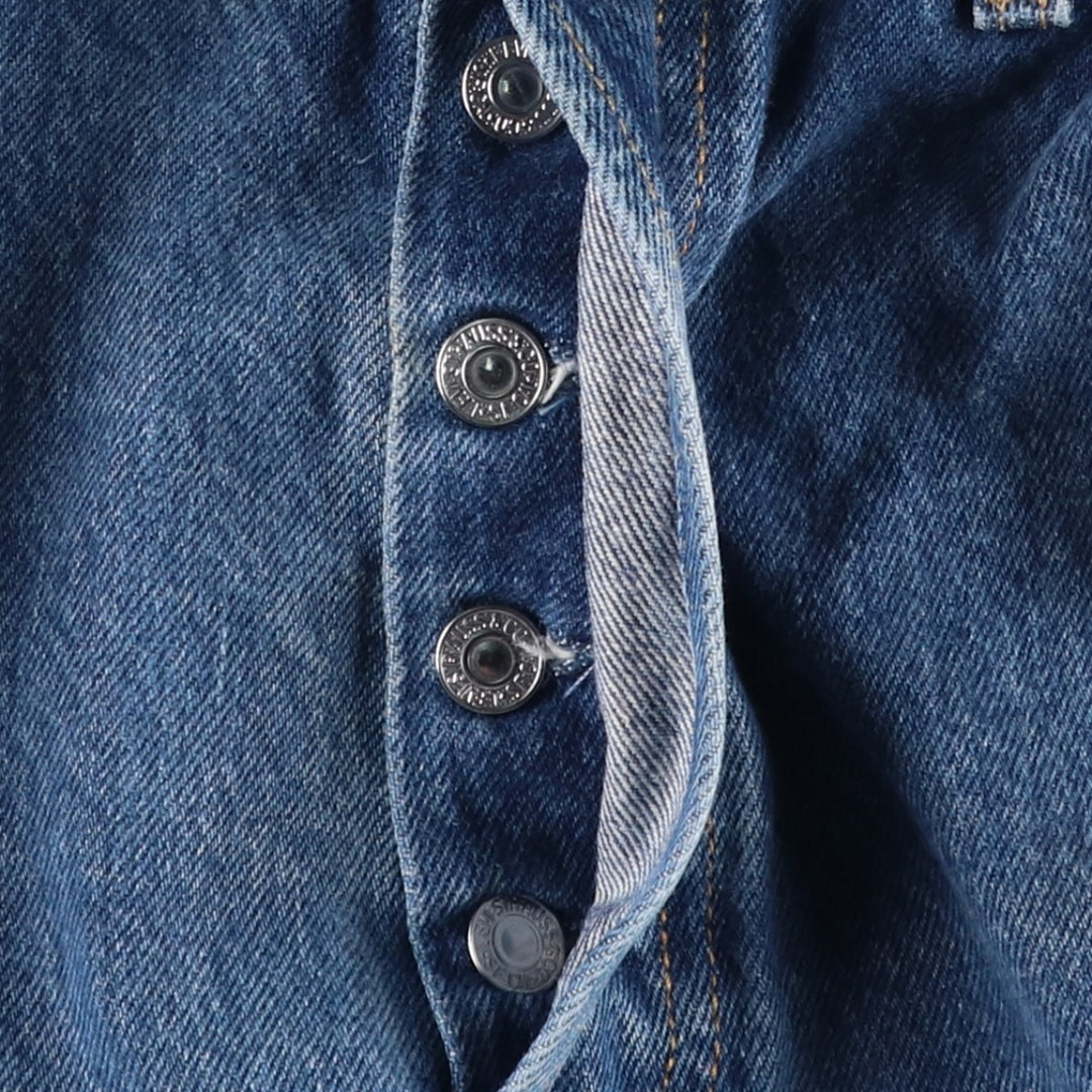 Levi's 501 straight denim pants for men, size W35 cotton blue type Vintage Second Hand