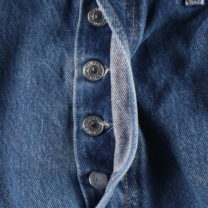 Levi's 501 straight denim pants for men, size W35 cotton blue type Vintage Second Hand
