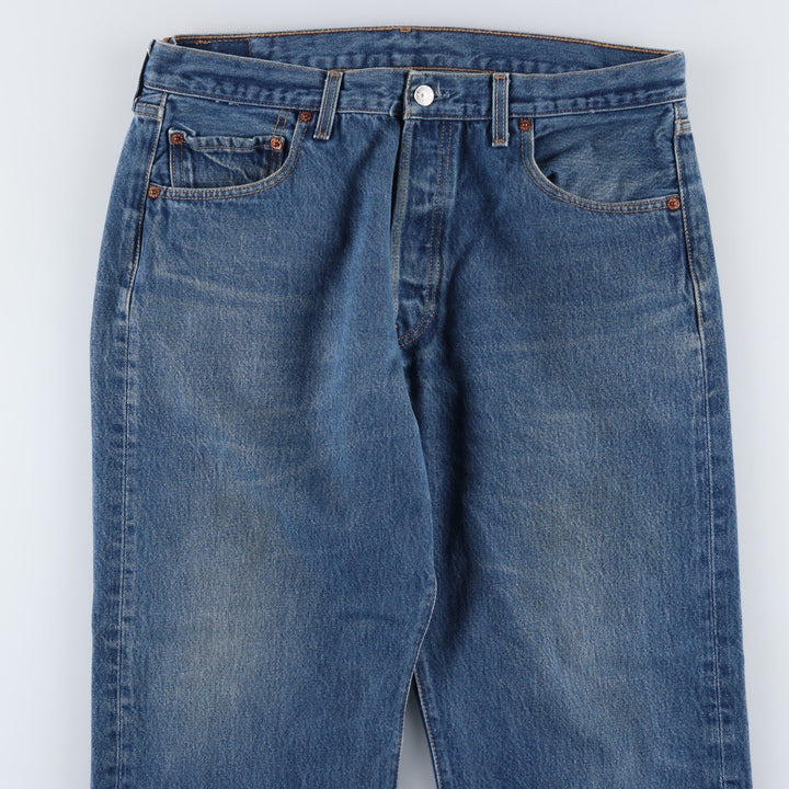 Levi's 501 straight denim pants for men, size W35 cotton blue type Vintage Second Hand