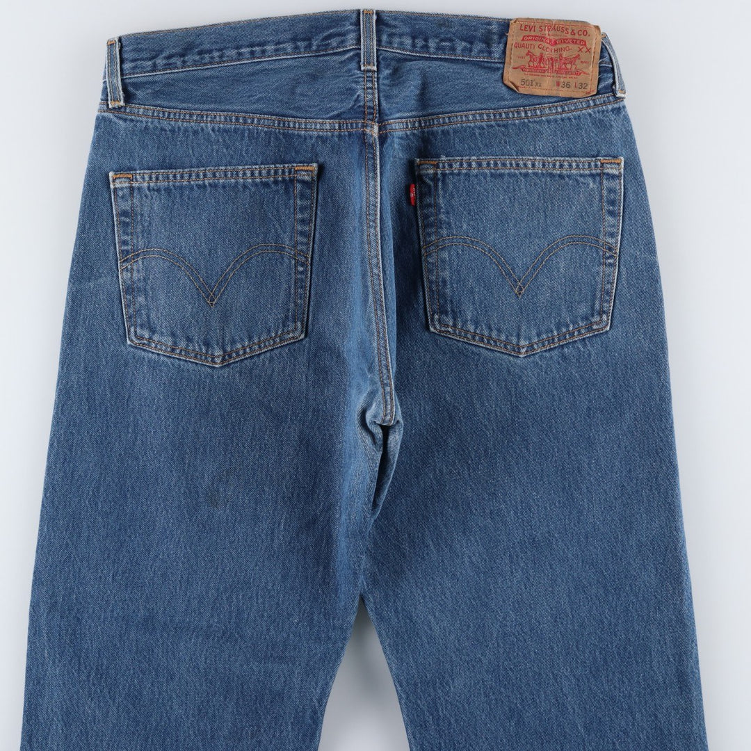 Levi's 501 straight denim pants for men, size W35 cotton blue type Vintage Second Hand