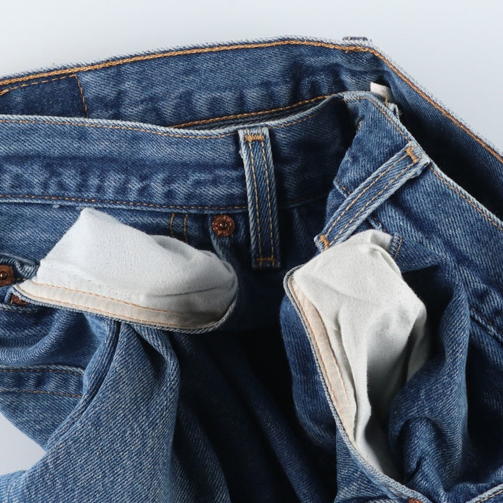 Levi's 501 straight denim pants for men, size W35 cotton blue type Vintage Second Hand