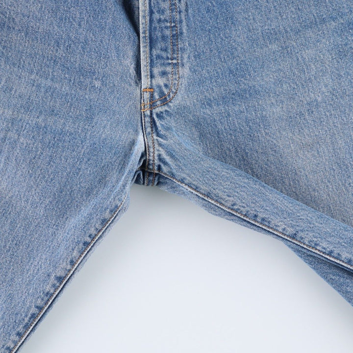 00'S Levi's 501 straight denim pants for men, size W34 cotton blue type Vintage Second Hand