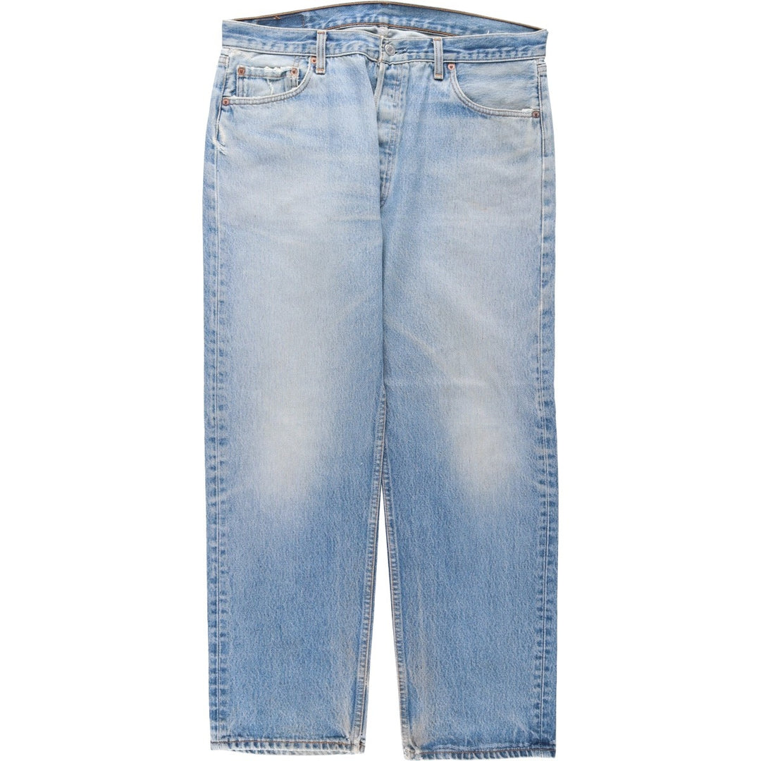 90'S Levi's 501-0000 Straight Denim Pants, Made in USA, Men's, Size W37, Vintage cotton blue type Vintage Second Hand