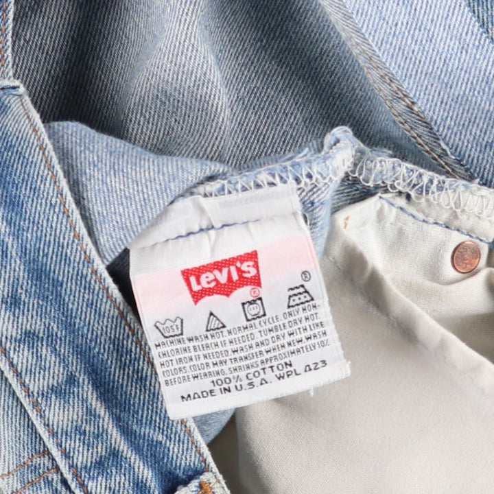 90'S Levi's 501-0000 Straight Denim Pants, Made in USA, Men's, Size W37, Vintage cotton blue type Vintage Second Hand