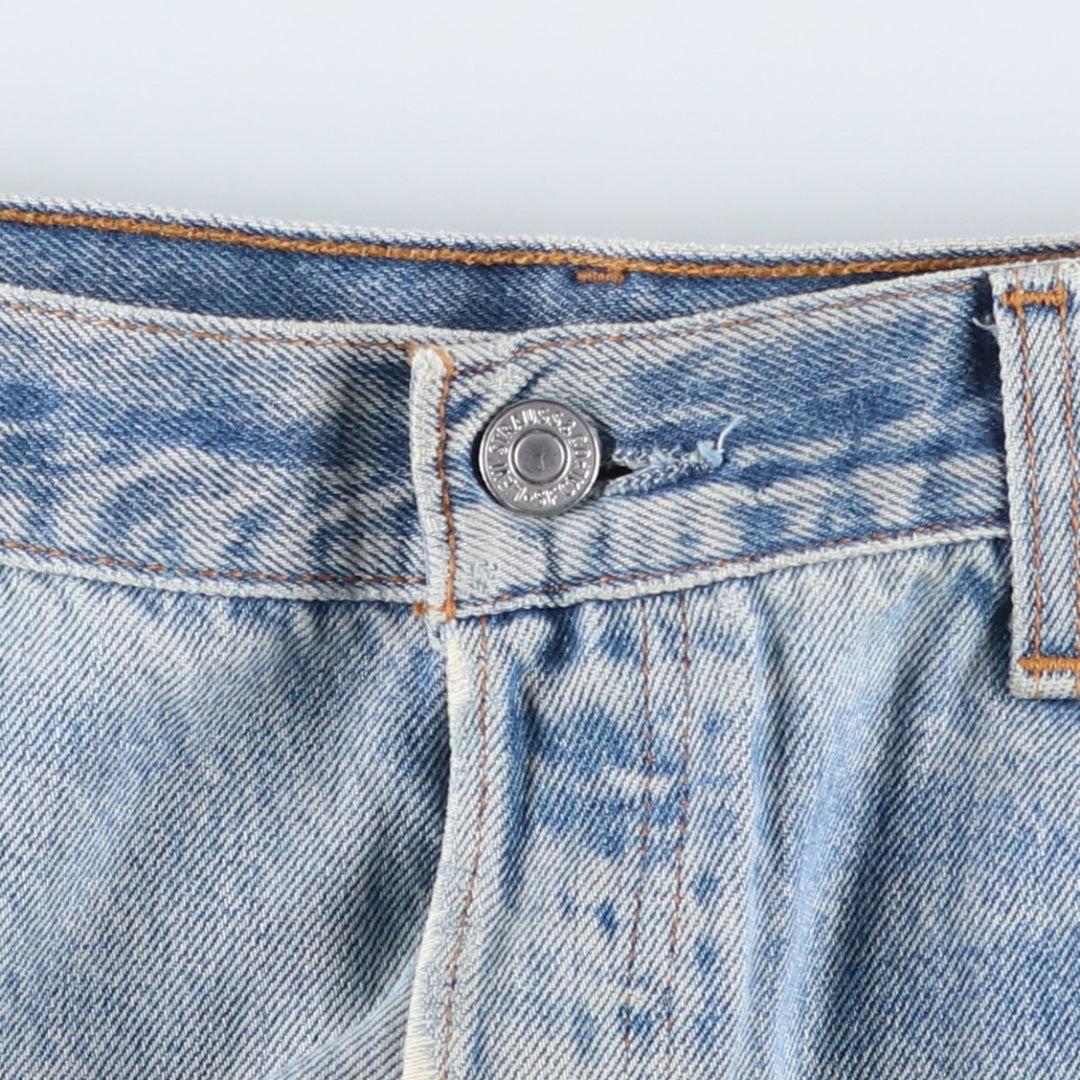 90'S Levi's 501-0000 Straight Denim Pants, Made in USA, Men's, Size W37, Vintage cotton blue type Vintage Second Hand