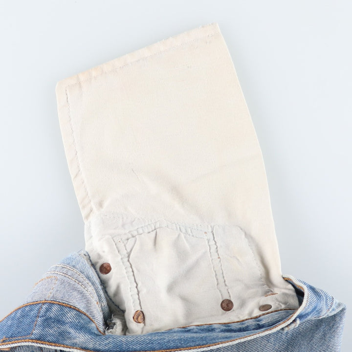 90'S Levi's 501-0000 Straight Denim Pants, Made in USA, Men's, Size W37, Vintage cotton blue type Vintage Second Hand